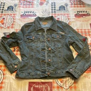 Vintage Bisou Jeans embroidered denim Jacket